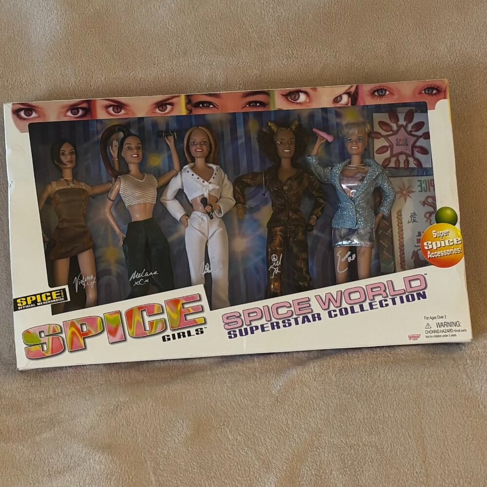 SPICE GIRLS SPICE WORLD SUPERSTAR COLLECTION Set of 5 Dolls for Age 3+ Years